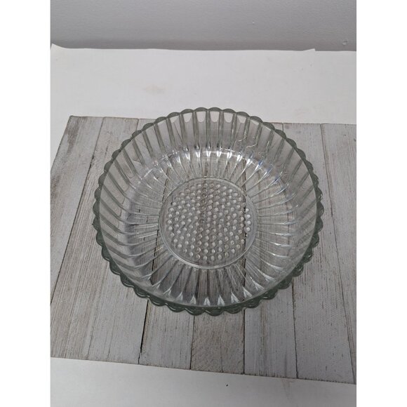 Vintage Jeanette Glass Berry Server Bowl Clear - Picture 2 of 5